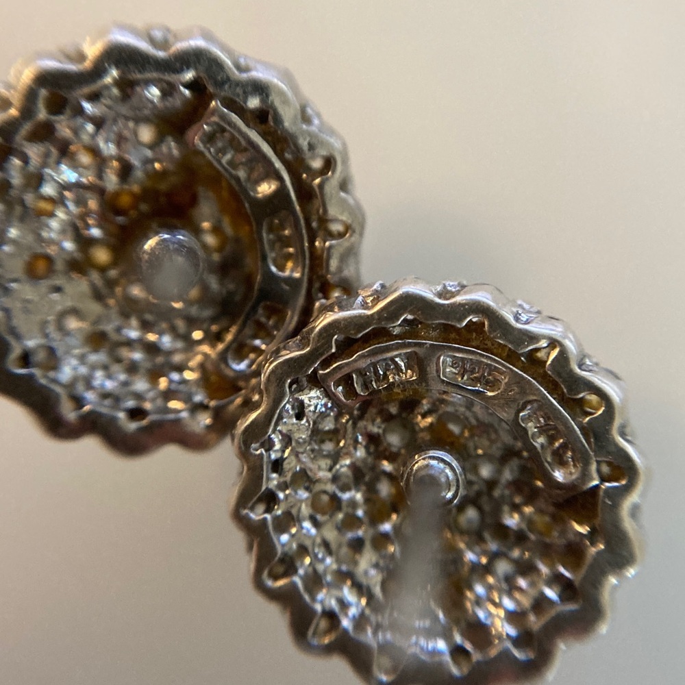 Mixed Stud Earrings 925 Silver Givenchy Chloe + I… - image 5